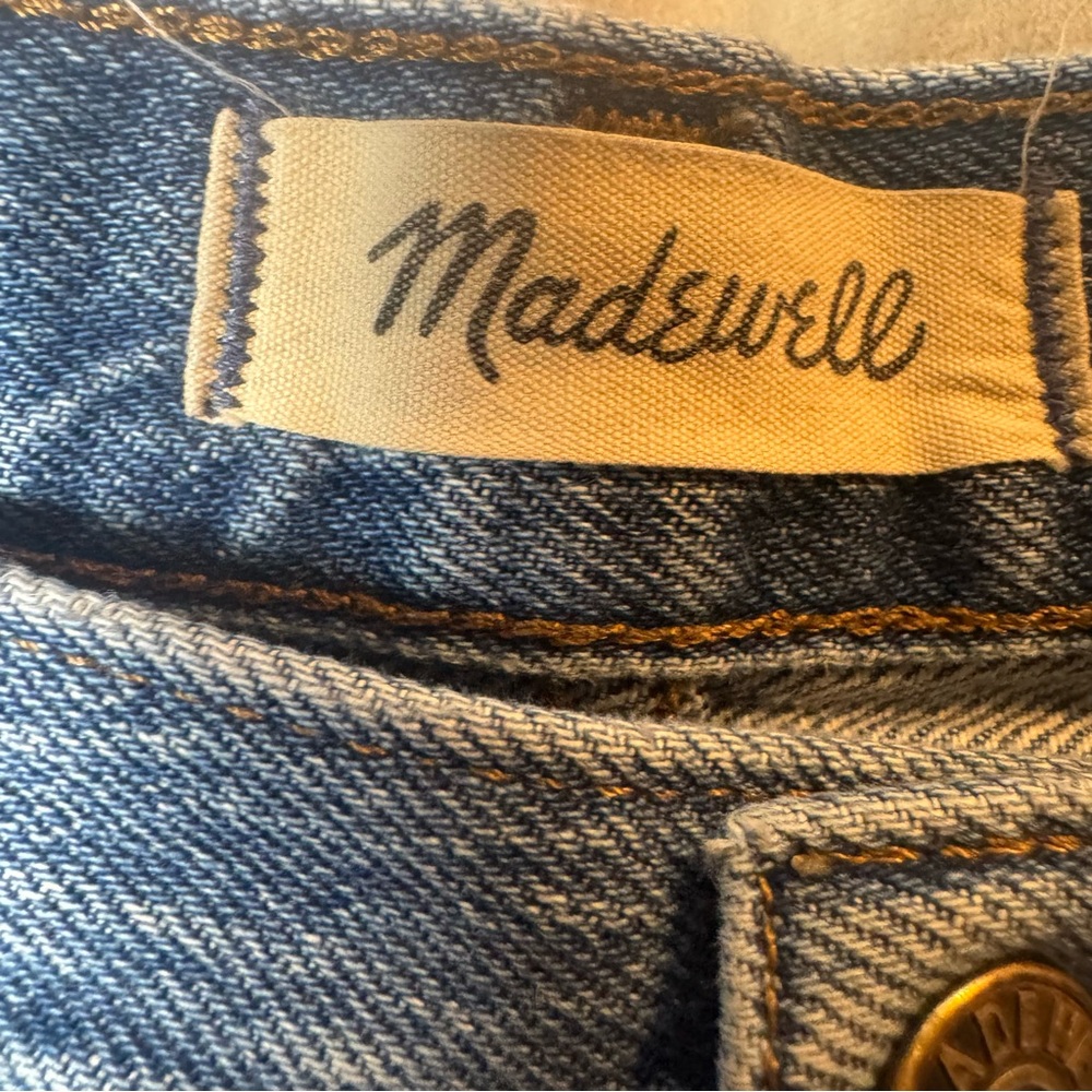 Madewell slouchy boy Jean‎ Blue Denim women’s Size 31 baggy - Picture 2 of 12